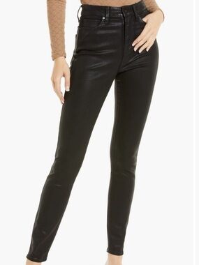 NWT Paige Coated Cheeky Jeans